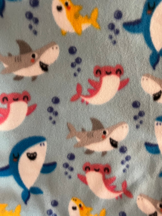 Baby shark pattern custom dog sweatshirt