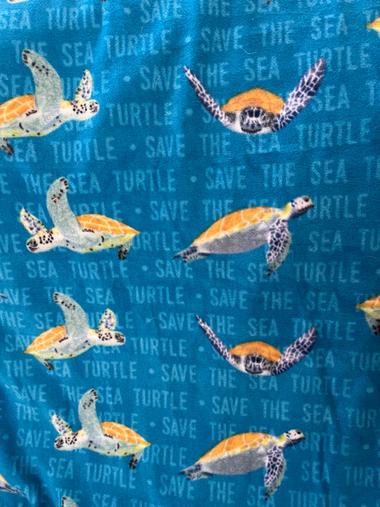 Save the sea turtles pattern custom dog sweatshirt