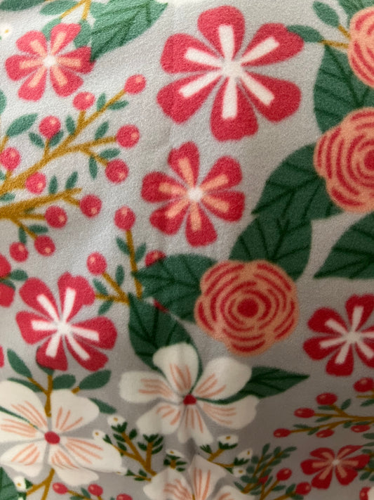 Spring flowers pattern custom dog sweatshirt